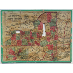 Railroad County Map of New York