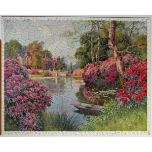 Piece d'Eau d'un Chateau Gravure anglaise