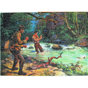 A Hard Battle with a Game Trout