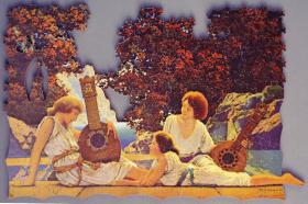 Details about   Pomegranate Kids Jigsaw Puzzle ~ Maxfield Parrish ~ Old King Cole ~ 300 Pieces 